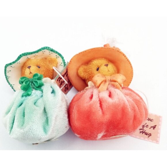 Lot of 2 Cherished Teddies Friends are Spice of Life and Give Life a Hug Vintage - Picture 14 of 14